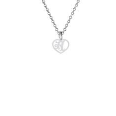 گردنبند هایکا گالری طرح قلب و حرف H کد ha764