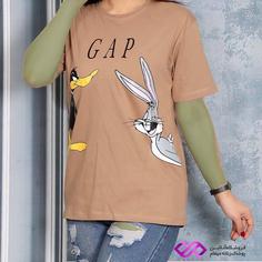 تیشرت دخترانه طرح GAP
