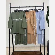 ست Christian dior ، ست بلوز شلوار راحتی زنانه ، ست بلوز شلوار خانگی ، تیشرت شلوار راحتی 