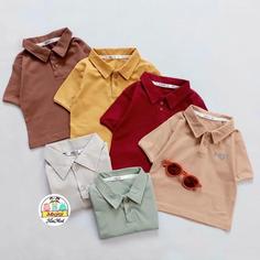 تیشرت تک پسرانه یقه انگلیسی