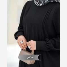 مانتو عبای مجلسی مشکی طرح ساغر ( مزون دوز ) ارسال رایگان 