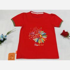 تیشرت دخترانه سایز 40 و 45 طرح گل 