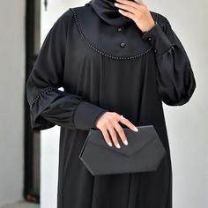 مانتوعبایی رضوانه. عبا محرمی. عبایی آستین مرواریدی. عبا اماراتی 