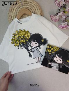 کراپ دخترانه گلی