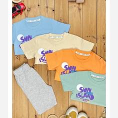 تیشرت شلوارک پسرانه ماه سایز 40تا55