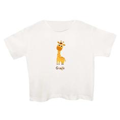 کراپتی شرت آستین کوتاه زنانه مدل زرافه کد 2مدل 2