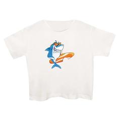 کراپتی شرت آستین کوتاه زنانه مدل کوسه کد 5