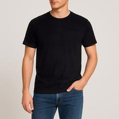 تی شرت آستین کوتاه مردانه مدل 271001902 بیسکوییتی رنگ مشکی