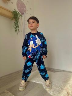 بلوز و شلوار پسرانه طرح سونیک ترک