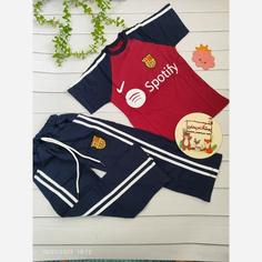 تیشرت و شلوار پسرانه بارسا نوجوان