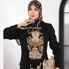 روسری نخ گارزای گل