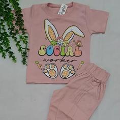 ست تیشرت شلوارک خرگوش