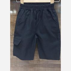 شلوارک پسرانه دخترانه کتان بنگال مشکی سایز 2سال تا7سال