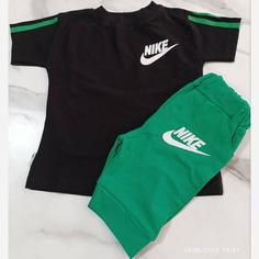 ست پسرانه تیشرت شلوارک طرح نایک 