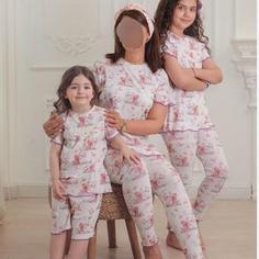 ست مادر دختری ریلی طرح فرشته