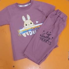 تیشرت شلوار دخترانه مناسب 1 تا 2 سال لباس بچگانه  