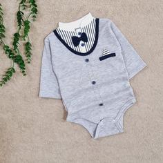 بادی نوزادی بادی آستین بلند پسرانه پاپیون