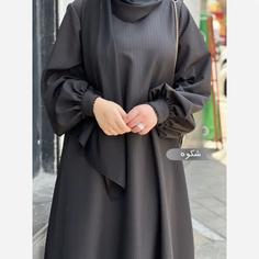 مانتو عبای مجلسی مشکی طرح شکوه ( مزون دوز )  ارسال رایگان 