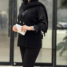 کت و شلوار زنانه و شومیز مجلسی آستین حریر - ست رسمی مناسب روزمره و مجالس مدل آنا