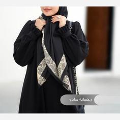 مانتو عبایی مجلسی مشکی طرح رخسانه ساده ( مزون دوز ) ارسال رایگان( ابروبادی )