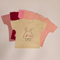 تیشرت تک دخترانه نقلی Bow rabbit