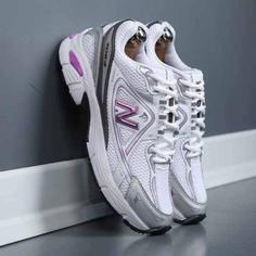 کتونی مردانه نیوبالانس 1064 سفید بنفش Bardia(سایزبندی 41 تا 44)