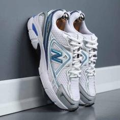 کتونی مردانه نیوبالانس 1064 سفید آبی Bardia(سایزبندی 41 تا 44)