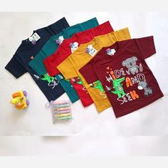 تیشرت پسرانه طرح کارتونی سایز 35 و40