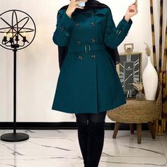 بارانی زنانه کمربند دار سایزبندی 36 تا 66 رنگ بندی طبق کالیته
