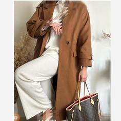 پالتو زنانه فوتر دو رو کوبیده در رنگ بندی سایز بندی