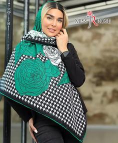 روسری طرح پیچازی و گل