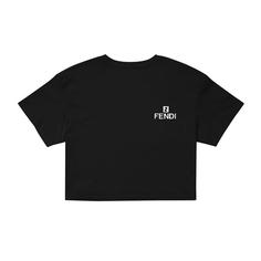 کراپ‌ تی‌شرت آستین کوتاه زنانه مدل CM 10 رنگ مشکی