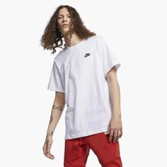تی شرت تنیس مردانه نایک Nike Nsw Club Casual Style T-Shirt-سفید