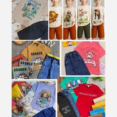 لباس بچگانه تیشرت شلوارک لی دختر پسر پیشنهاد ویژه مشهد