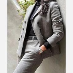 کت پالتو شلوار زنانه دخترانه توییت پشمی 