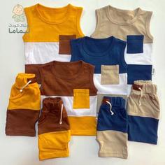 تاپ شلوارک پرچمی نوزادی