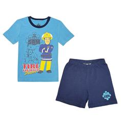 ست تی شرت آستین کوتاه و شلوارک راحتی پسرانه فایرمن سم مدل 5125