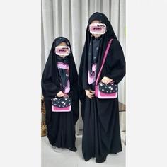 ست کیف و روسری فلاور صورتی روز دختر 