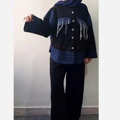 ست کت و شلوار زنانه مراکشی ترکیب و جین