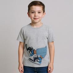 تی شرت پسرانه مدل کوتاه کتونی F623