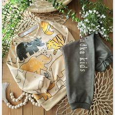 لباس بچگانه بلوز شلوار فیل و دوستان 35/40/45/50/55