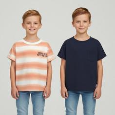 تی شرت آستین کوتاه پسرانه لوپیلو مدل 10018 مجموعه 2 عددی