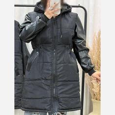 کاپشن آستین چرم مموری زنانه