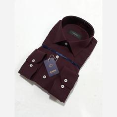 پیراهن مردانه ساده کلاسیک (زرشکی)