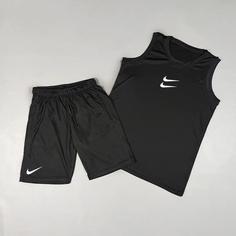 ست رکابی (تاپ) و شلوارک حلقه ای بدنسازی | ورزشی مدل NIKE20