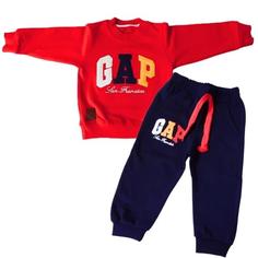 ست بلوز و شلوار بچگانه طرح گپ قرمز و سورمه ای سایز 35 و 40