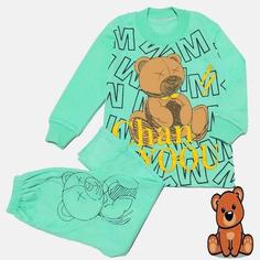 بلوز و شلوار طرح خرس تدی در 6 رنگ نوزادی تا 3 سال