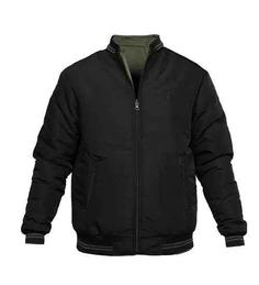 کاپشن مردانه دو رو مشکی مدل 46413