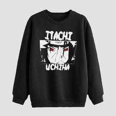 سویشرت دخترانه مدل دورس انیمه ای ناراتو شخصیت ایتاچی کد anm197