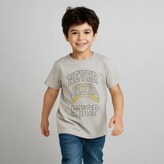 تی شرت آستین کوتاه پسرانه فیورلا مدل never stop کد 45061